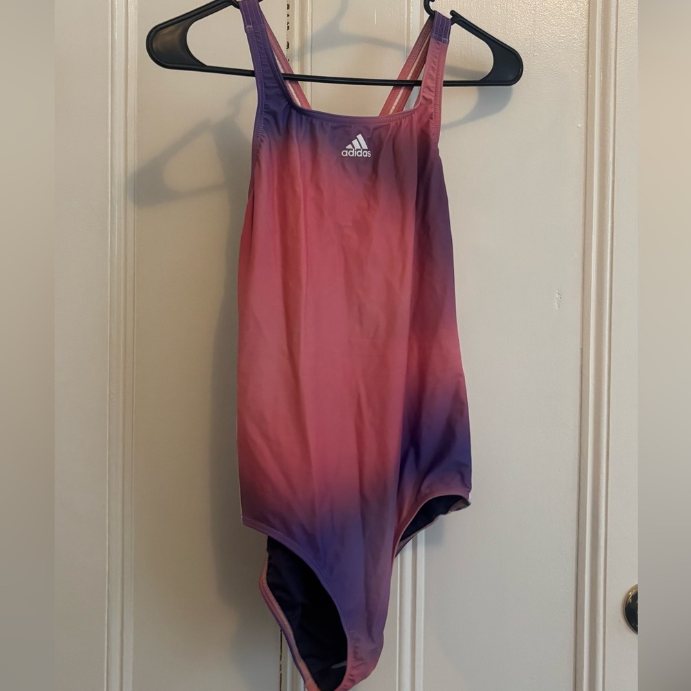 Adidas Pink and Purple Swimsuit